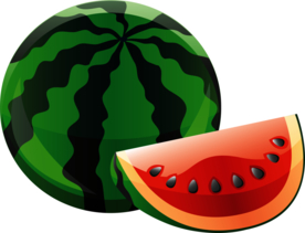 西瓜png免抠矢量手绘素材