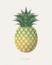 水果菠萝psd免抠素材