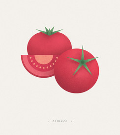 水果西红柿矢量psd免抠素材