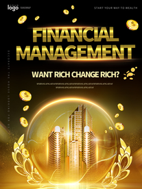 黑金风投资理财海报