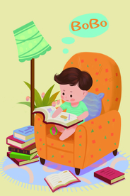 读书日儿童公益宣传海报素材