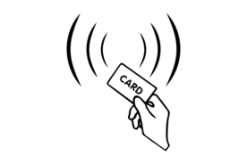 刷卡区指示标志