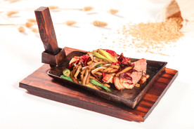 铁板贡菜炒腊肉