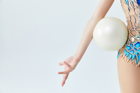 健身运动女性人物背景素材