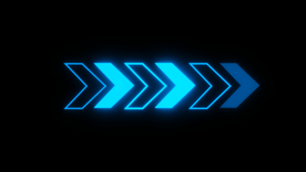 箭头循环线条简约动画素材