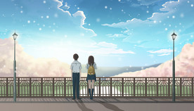 卡通情侣头像图片