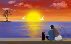 卡通情侣头像图片