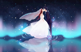 卡通情侣头像图片