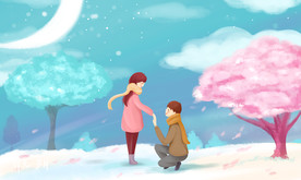 卡通情侣头像图片