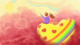 卡通情侣头像图片