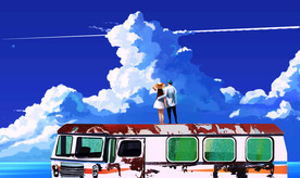 卡通情侣头像图片