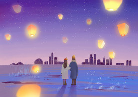 卡通情侣头像图片