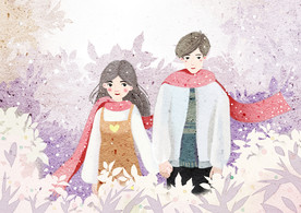 卡通情侣头像图片