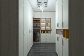 现代简约衣帽间