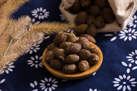 胖大海药材养生保健传统素材