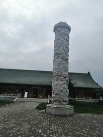 王屋山老街石柱