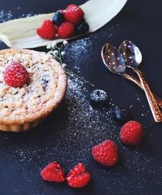 覆盆子水果蛋糕