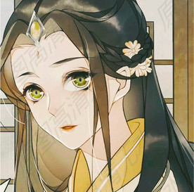 古风情侣头像美女