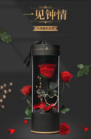 唯美浪漫玫瑰海报