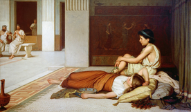 欧式古典人物生活油画