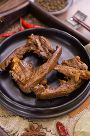 卤味鸭翅食物食材背景素材