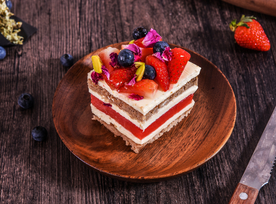 蛋糕甜品点心草莓背景素材