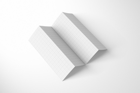 小册子样机 传单 4折页