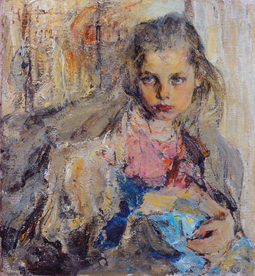 印象派人物形象油画