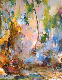 印象派人物形象油画