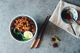 腊肉卤肉饭美食食材食物背景素材