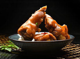 红烧猪蹄美食食材食物背景素材