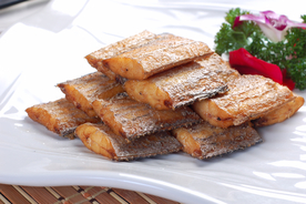 红烧带鱼美食食材食物背景素材