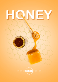 蜂蜜海报宣传广告