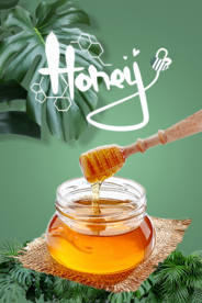 精致天然蜂蜜海报