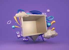 c4d电商素材 c4d促销海报