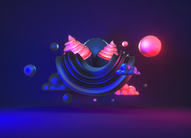 c4d电商素材 c4d促销海报