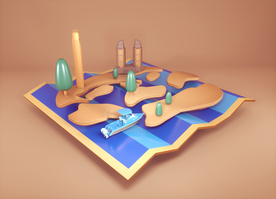 c4d电商素材 c4d促销海报