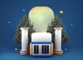 c4d电商素材 c4d促销海报