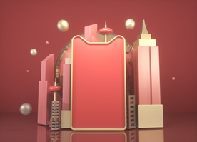 c4d电商素材 c4d促销海报