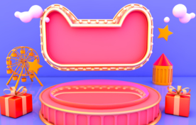 c4d电商素材 c4d促销海报