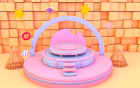 c4d电商素材 c4d促销海报