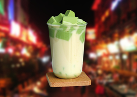 抹茶奶冻
