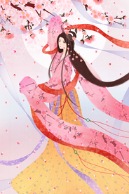 古风人物美女插画