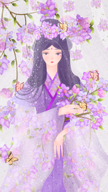 古风人物美女插画