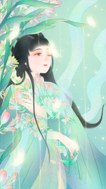 古风人物美女插画