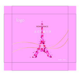法式乳酪月饼盒包装设计