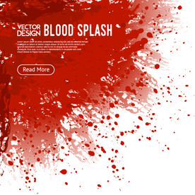 喷溅的血抽象背景