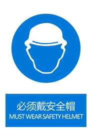 必须戴安全帽