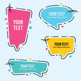 矢量标签素材