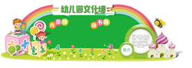 幼儿园文化墙 员工天地